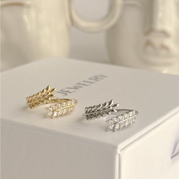 14K Gold Plated Spike Adjustable Ring Waterproof Jewelry - Picture 5 of 14